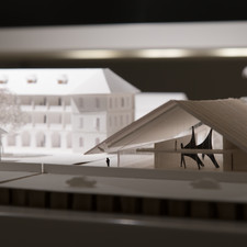 Kusunoki Moreau, 1:200 model, Maison des Cultures des Memoires de la Guyane<br>Archi-Depot, Tokyo, 2017