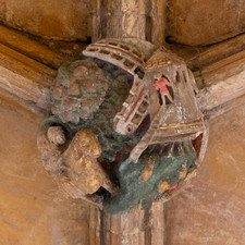 Cloister Boss, Norwich Cathedral, 2025